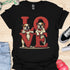 Love is a four legged word - V6 - Standing Duo T-Shirt